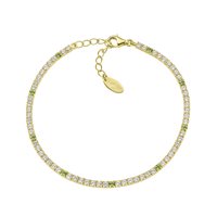 Pulsera Amen Tennis in Plata Zircone BT7GOLB16 - BT7GOLB16